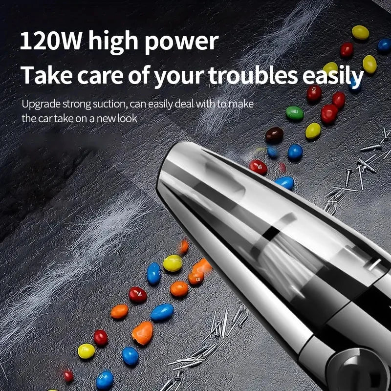 Portable wireless vacuum