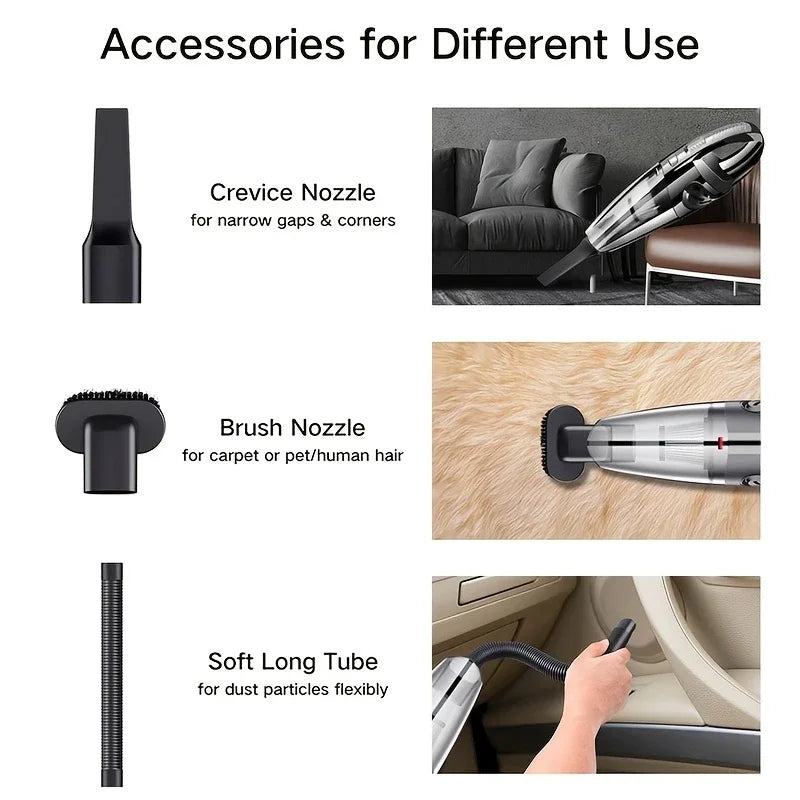 Portable wireless vacuum