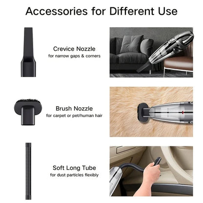 Portable wireless vacuum