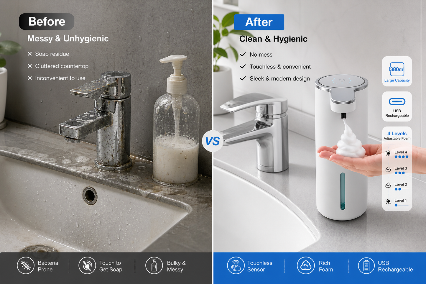 Touchless Foam Soap Dispenser