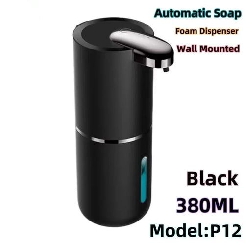 380Ml Automatic Soap Dispenser Foam USB Charging Touchless Smart Display Infrared Sensor Soap Dispensers Hand Washer